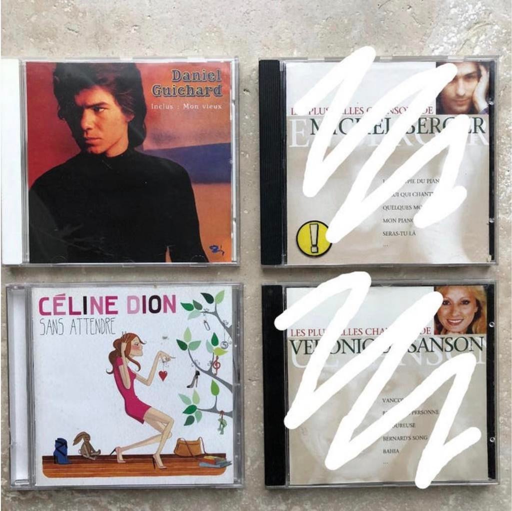 CDs divers musique francophone, CD & DVD, CD | Francophone, Utilisé, Enlèvement