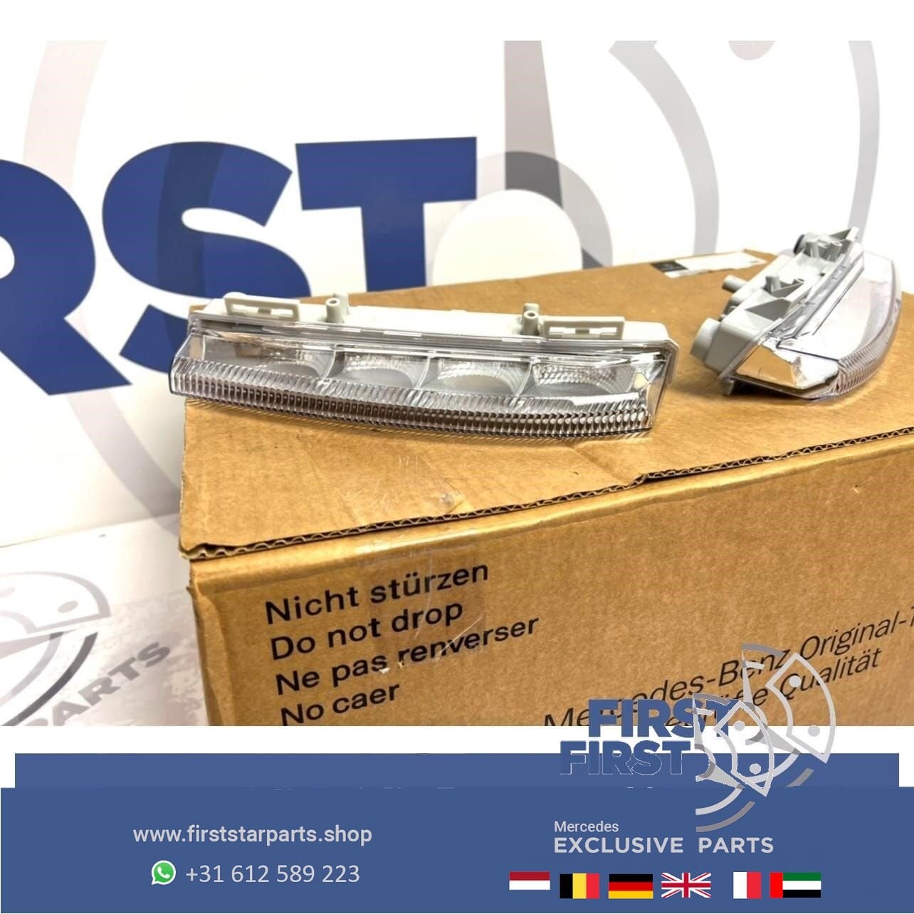 W207 W212 mistlampen E63 AMG dagrijverlichting voor Mercedes, Gebruikt, -, Ophalen of Verzenden, -
