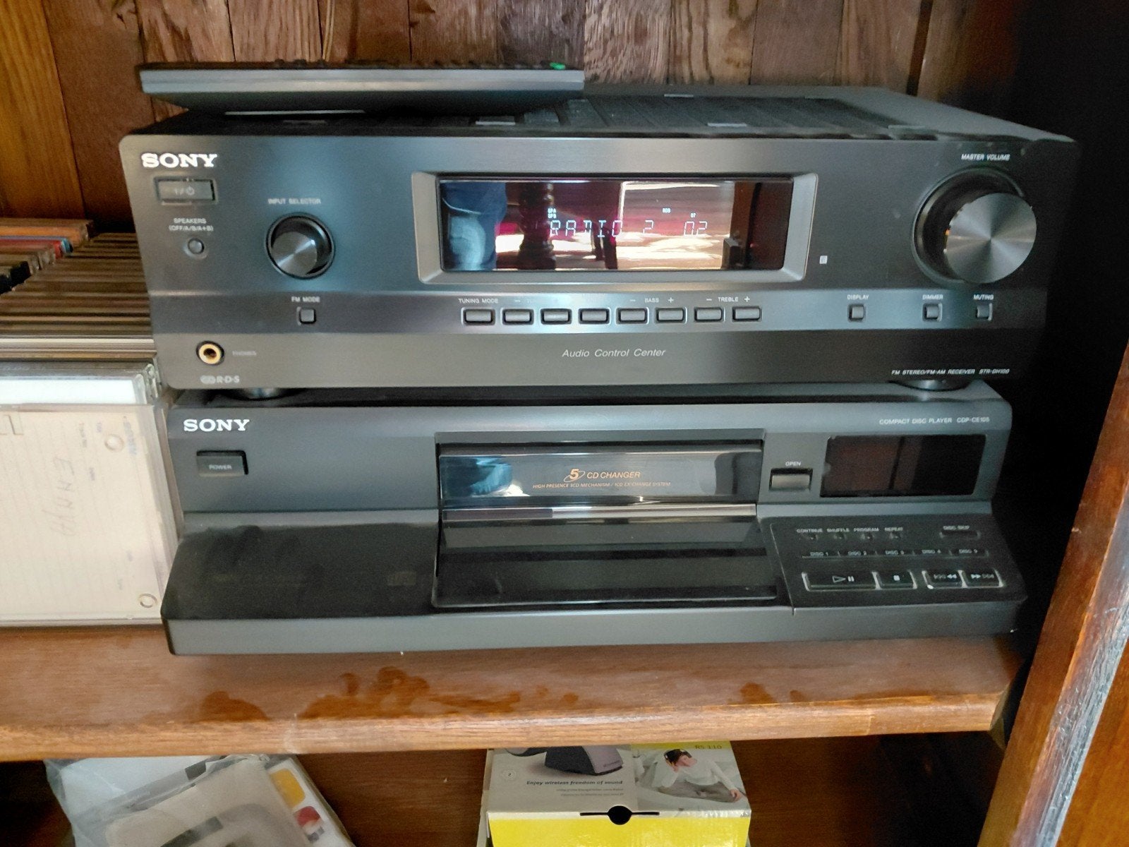 stereo installatie, Ophalen, Gebruikt, Cd-speler, Sony