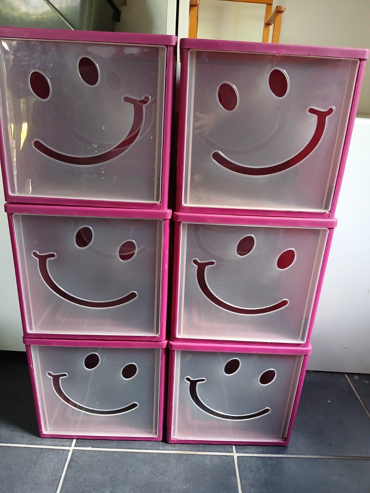 Opbergboxen, Ophalen