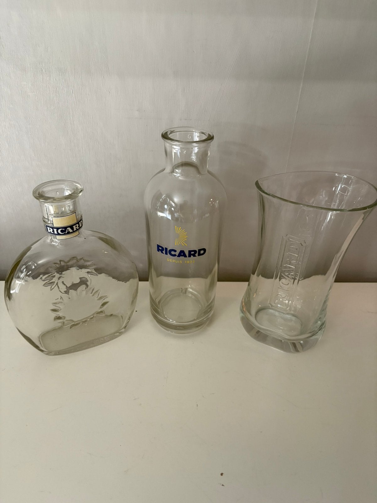 3 RICARD-karaffen (€10 per stuk of alle 3 voor €25), Ophalen of Verzenden