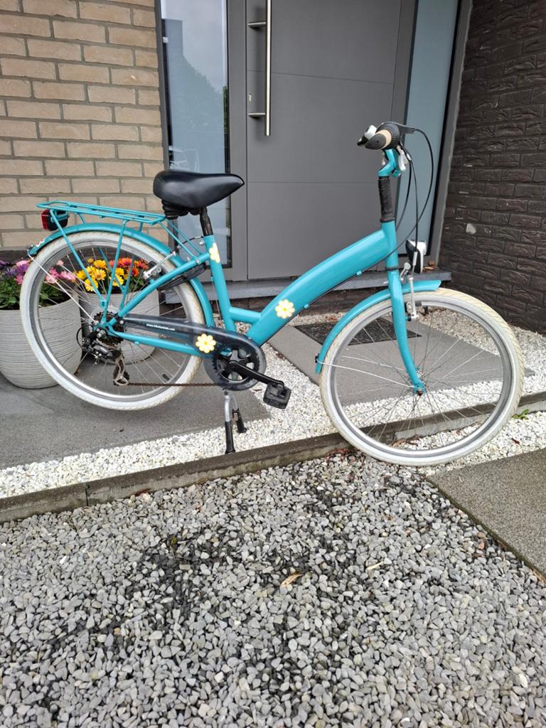 Meisjesfiets 24 inch BFK 6 versnellingen met Handremmen, Fietsen en Brommers, Fietsen | Meisjes, Ophalen, 24 inch, Versnellingen