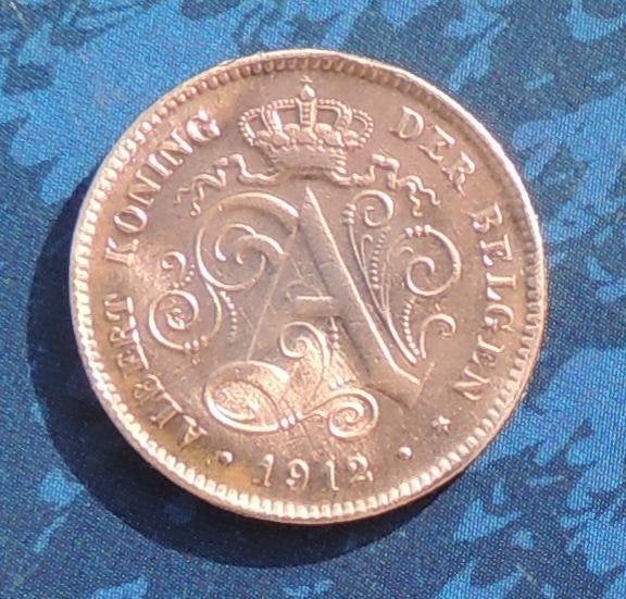 1912 2 centimen NL Alber1er, Envoi, Métal, Monnaie en vrac