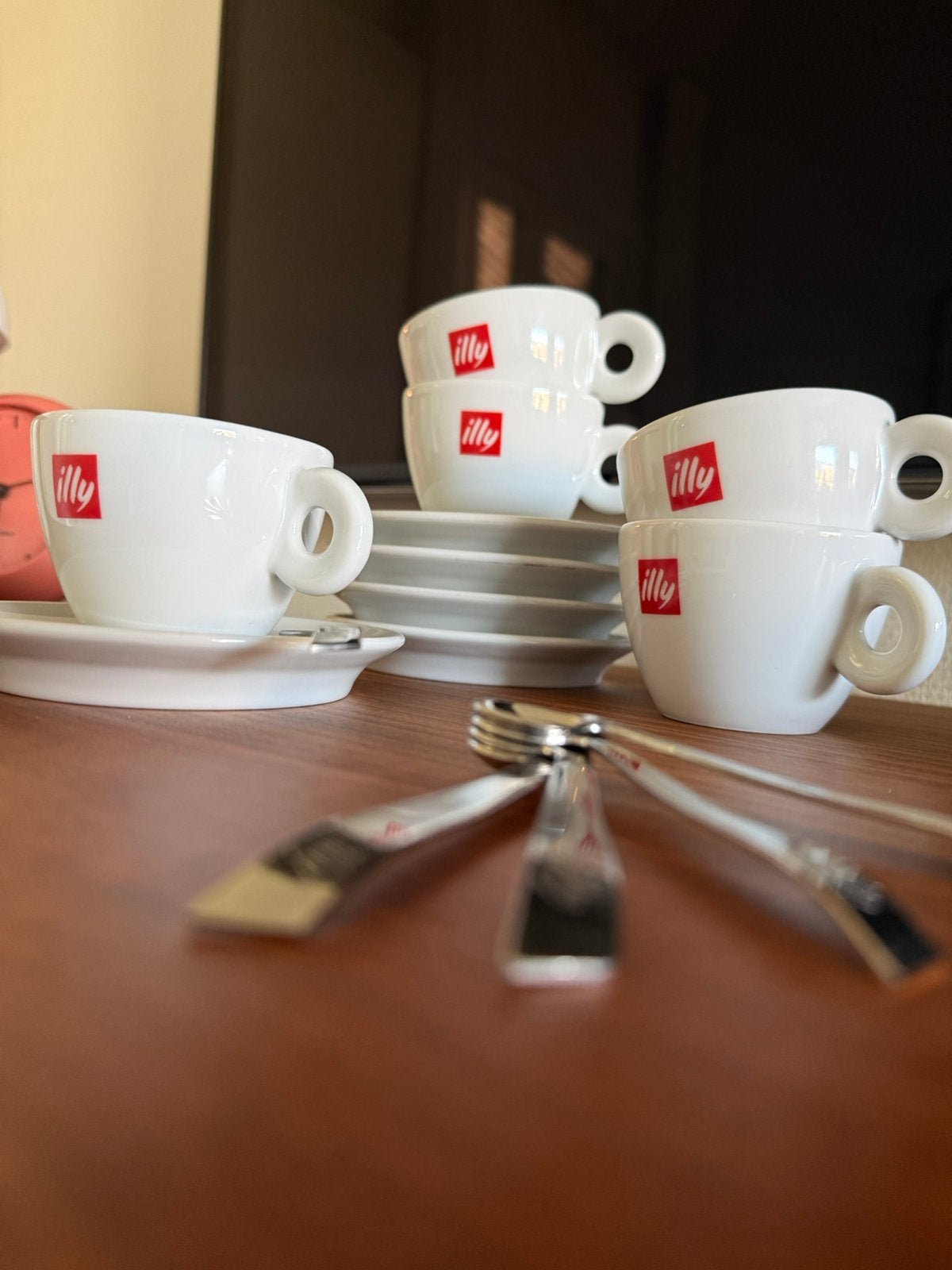 Complete originele Illy set, Ophalen