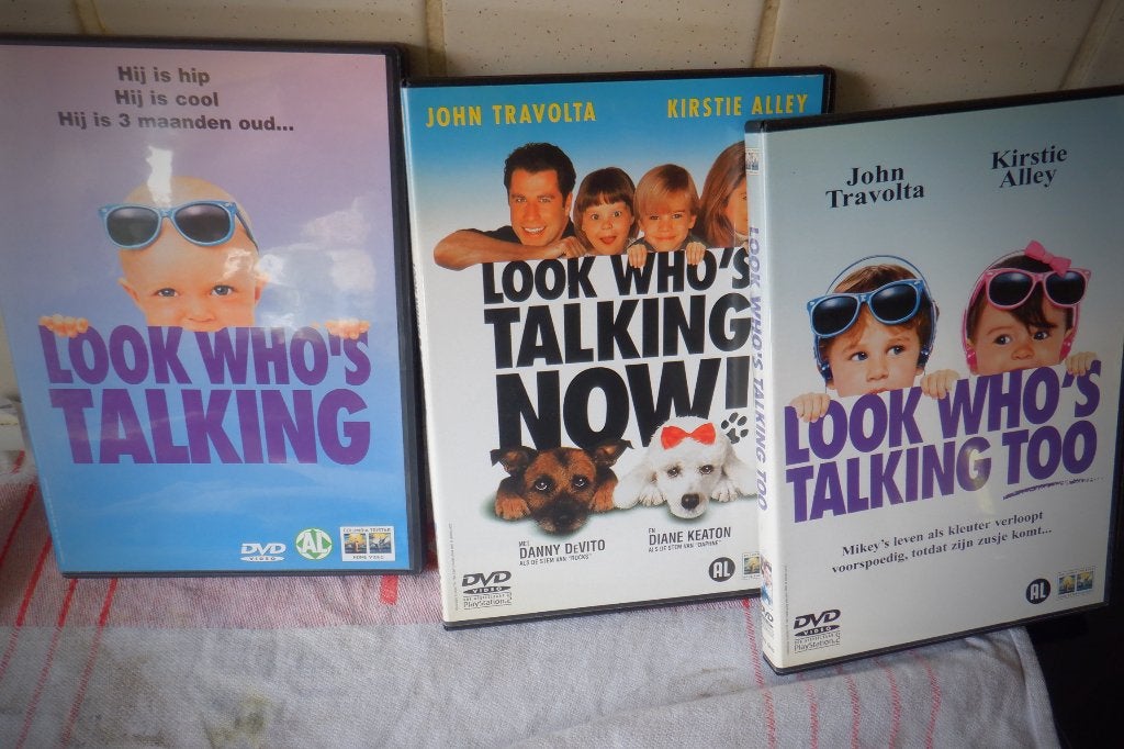 DVD Trilogy Look Who's Talking (JohnTravolta,Kirstie Alley), Cd's en Dvd's, Dvd's | Komedie, Actiekomedie, Alle leeftijden, Spaans