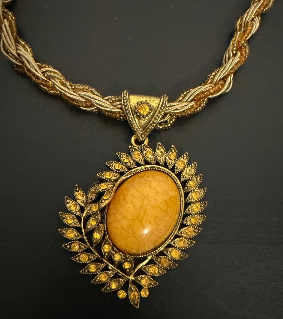 Collier Vintage Années 1960 - Bijoux de Mode, Bijoux, Sacs & Beauté, Bijoux anciens, Enlèvement ou Envoi, Autres matériaux, Collier