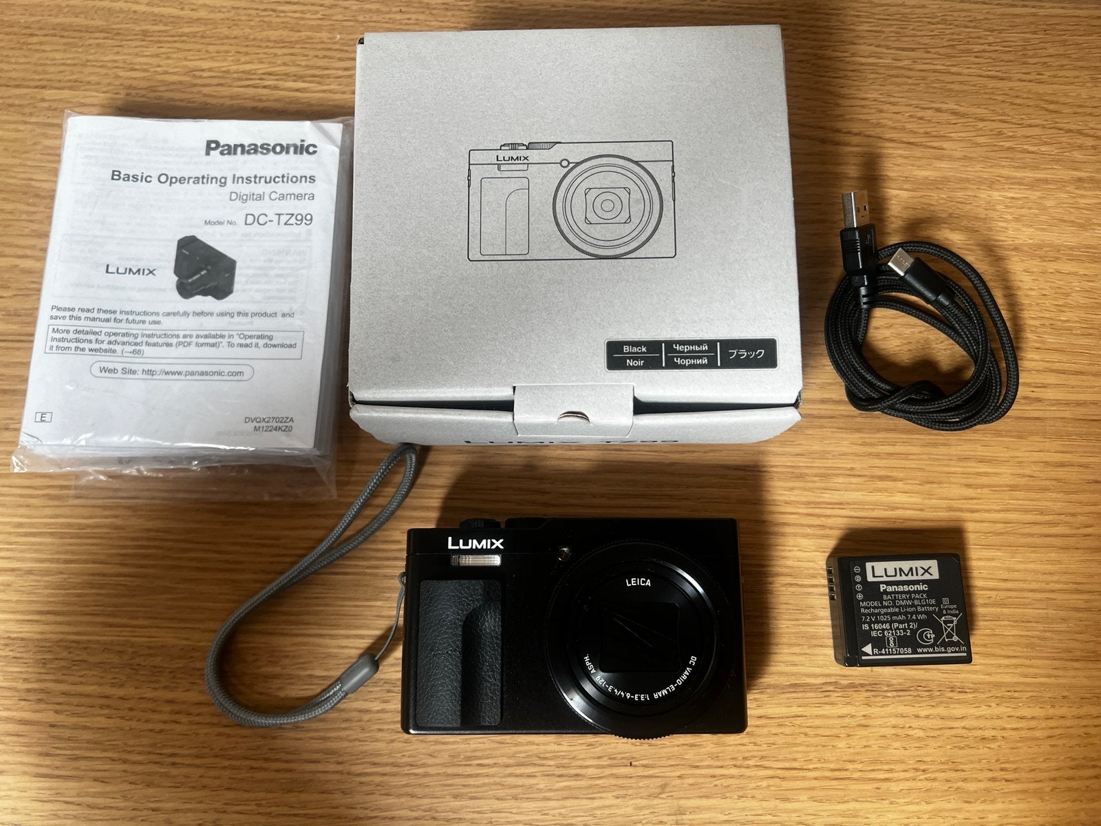Panasonic LUMIX TZ-99 met doos, Audio, Tv en Foto, Fotocamera's Digitaal, Bluetooth, Ophalen of Verzenden, Panasonic