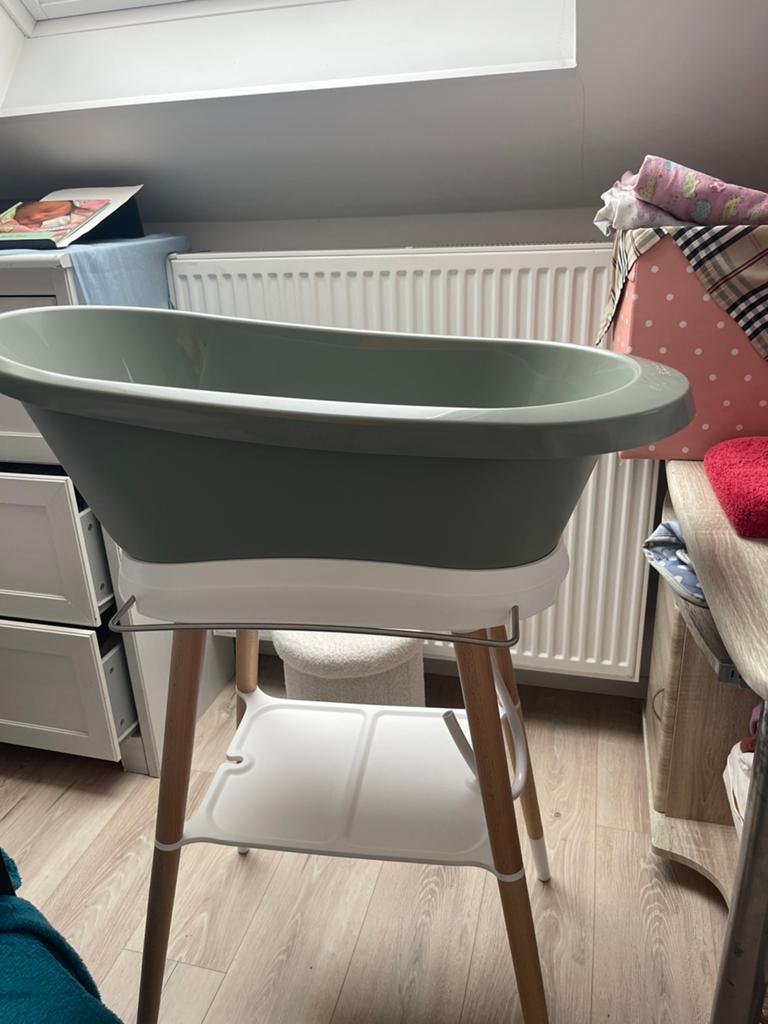 peignoir Sense taupe baby jou, Enlèvement, Comme neuf, Baignoire, Bébé-jou