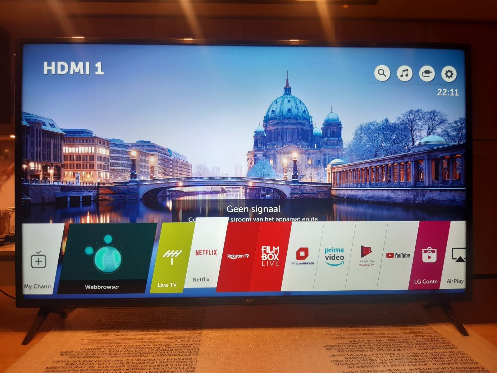 LG 4K 50inch Smart tv, Ophalen, LG, Smart TV