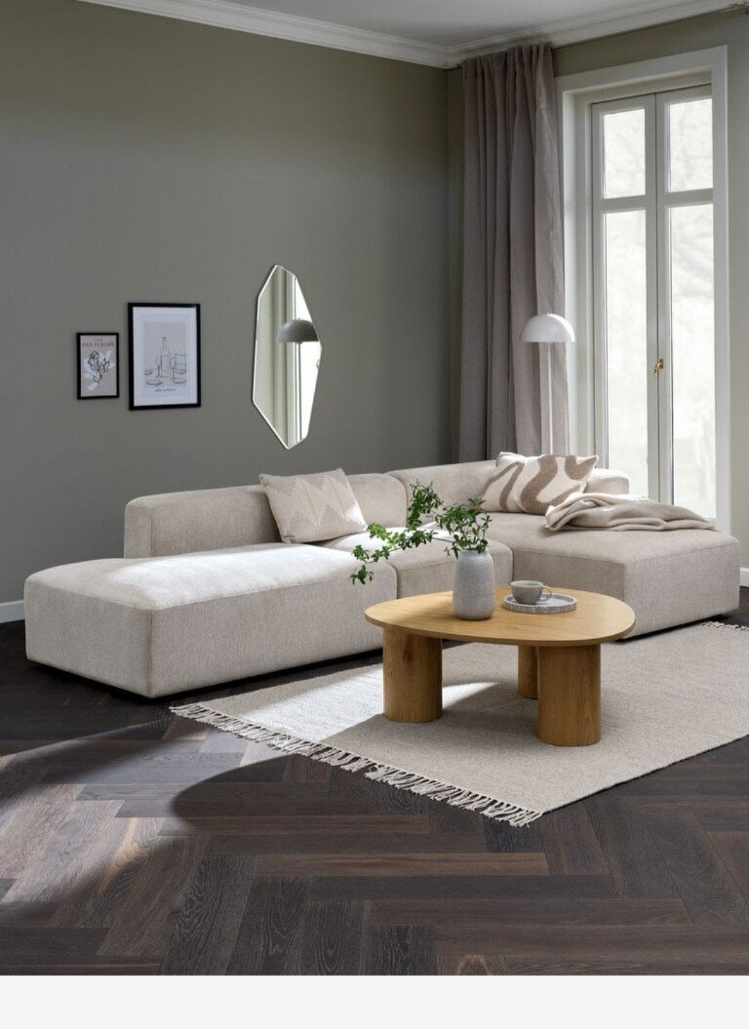 Canapé modulable SKEBJY, Maison & Meubles, Enlèvement, Tissus