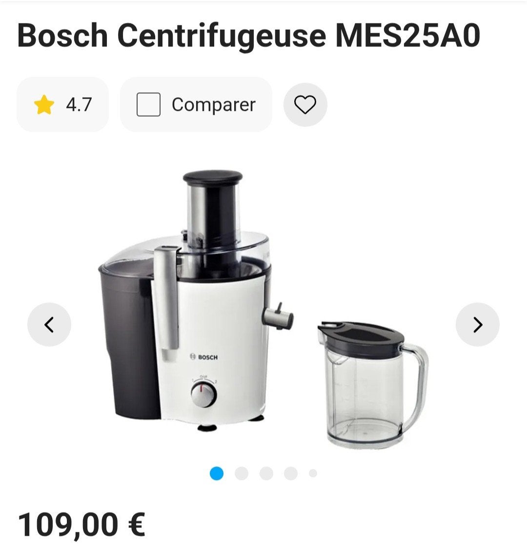 Centrifugeuse BOSCH XL, Electroménager, Enlèvement