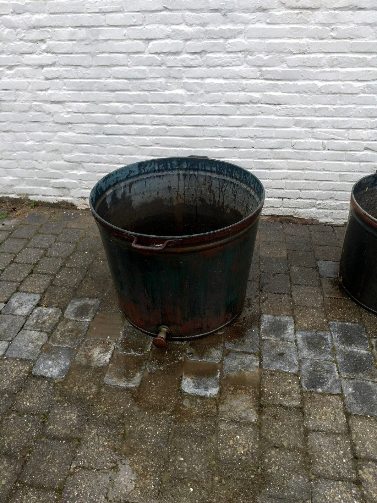Koperen brouwketel, Ophalen