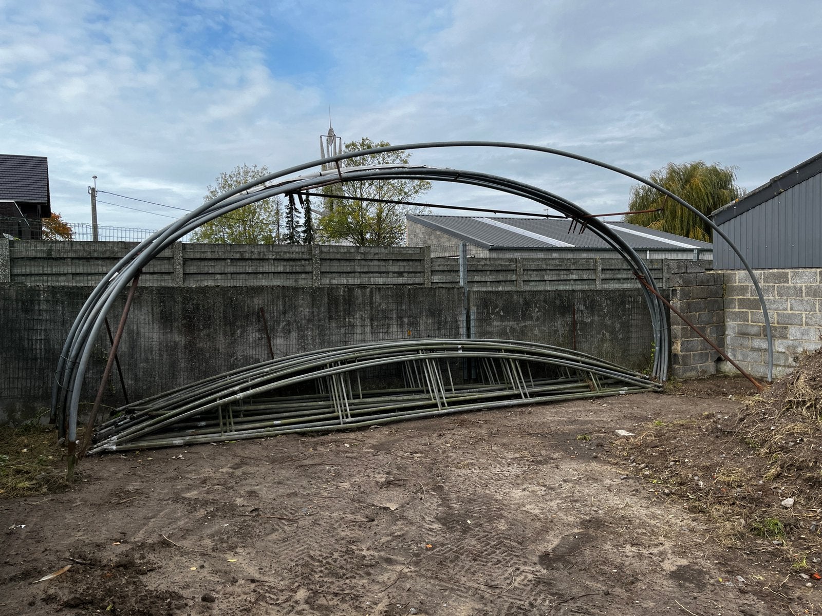 8 stuks zware professionele serrebogen van 8,5 meter breed, Tuin en Terras, Ophalen, Zo goed als nieuw, Kweekkast