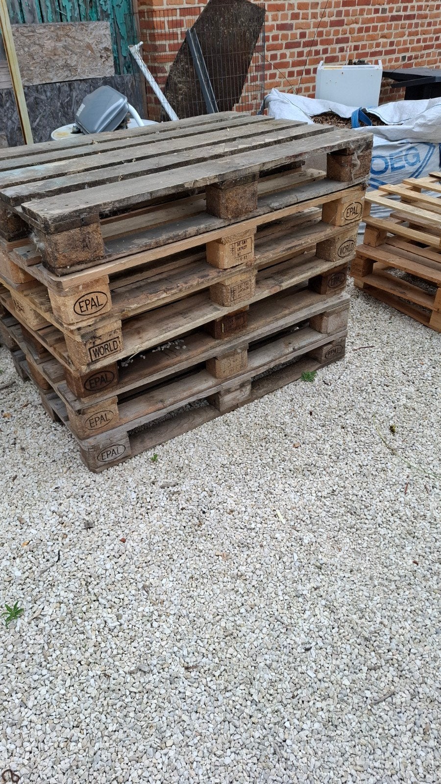 europalletten te koop, Ophalen