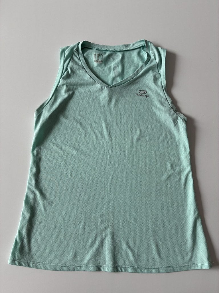Haut de sport Decathlon turquoise taille S, Enlèvement ou Envoi, Taille 36 (S), Comme neuf, Fitness ou Aérobic