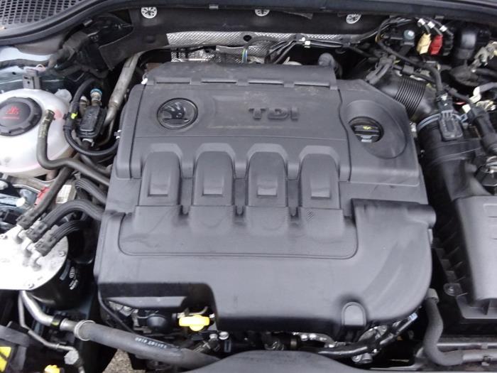 Motor van een Skoda Octavia, Auto-onderdelen, Motor en Toebehoren, Skoda, Gebruikt, 3 maanden garantie, Ophalen of Verzenden