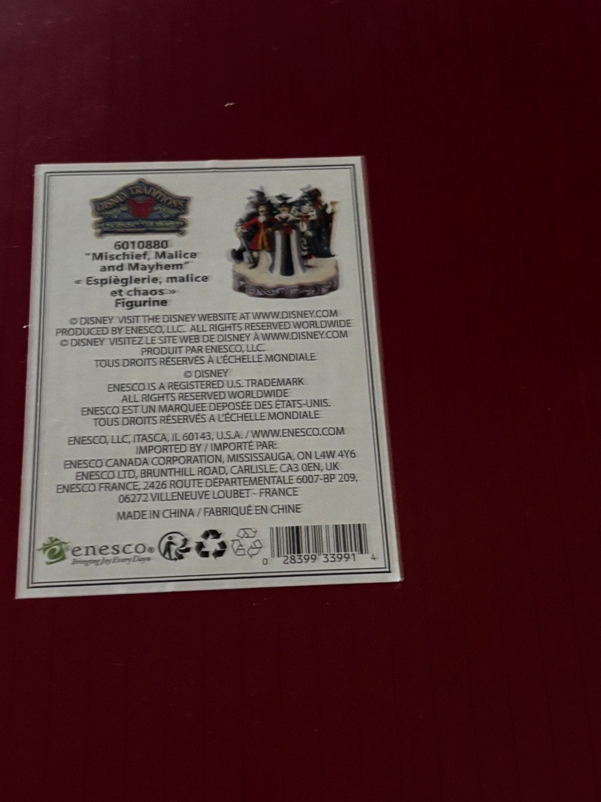 disney tradition Mischief malice and mayhem, Verzamelen, Ophalen