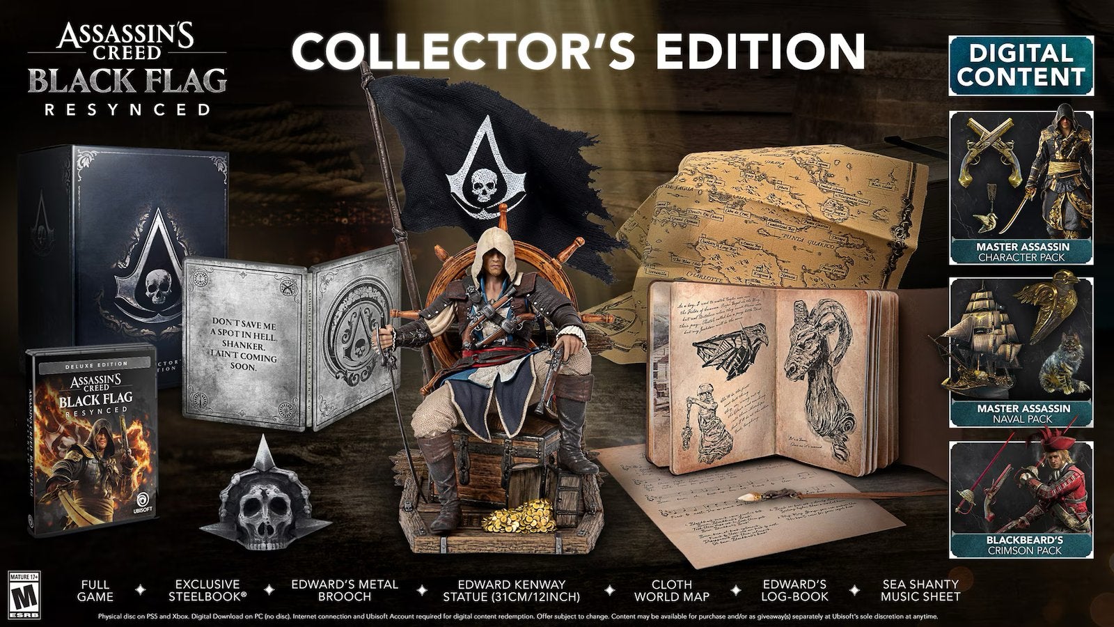 assassin's creed black flag ps5 collector's edition, Tickets en Kaartjes, Kortingen en Cadeaubonnen