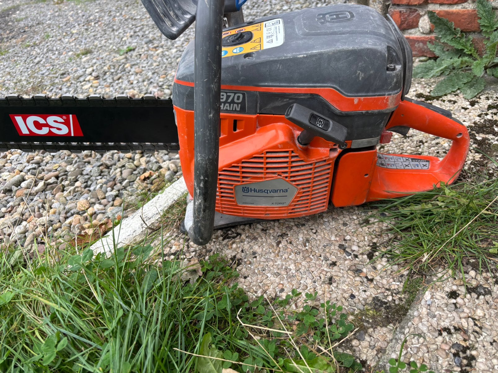 Husqvarna K970 kettingzaag voor beton en steen, Ophalen, Gebruikt