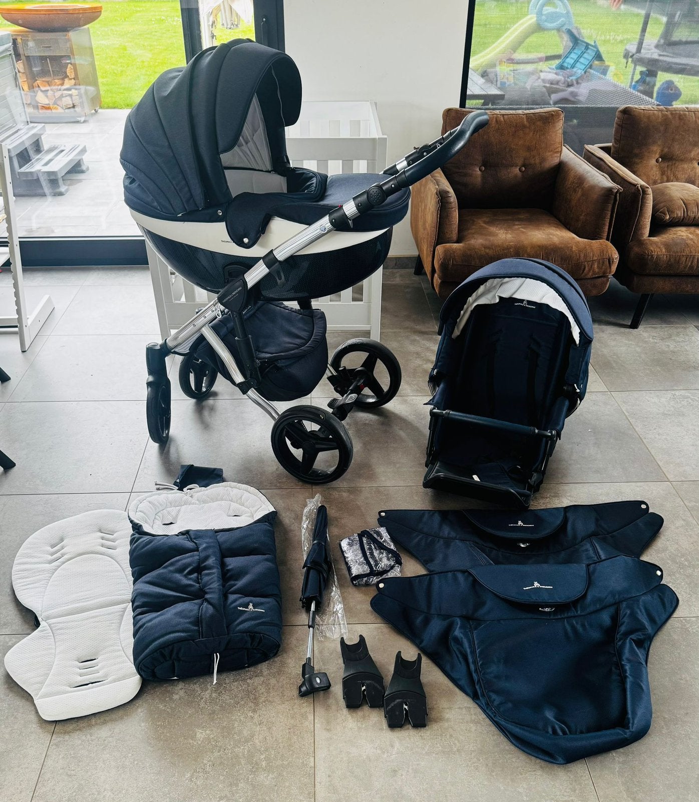 Buggy Théophile & Patachou met alle toebehoren, Kinderen en Baby's, Ophalen, Zo goed als nieuw, Maxi-Cosi