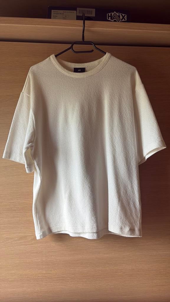Witte bodyfit H&M heren maat M, Kleding | Dames, T-shirts, Maat 38/40 (M), Wit, Ophalen of Verzenden, Zo goed als nieuw