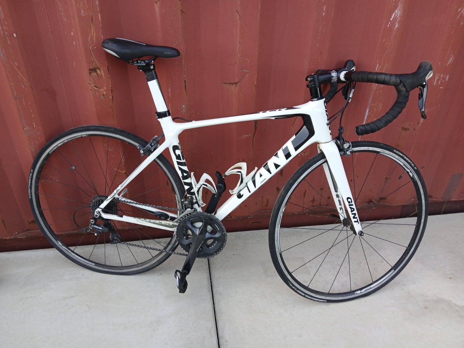 Giant TCR Advanced Carbon Racefiets - Shimano Ultegra, Fietsen en Brommers, Fietsen | Racefietsen, Ophalen, Carbon, 10 tot 15 versnellingen