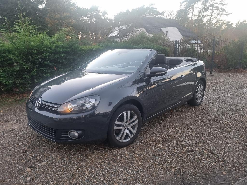 Vw Golf Cabrio 1.6crtdi, Voorwielaandrijving, Euro 5, Stof, Zwart