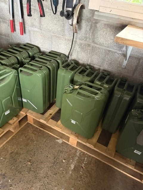 jerrycan metaal 20 L, Enlèvement, Comme neuf