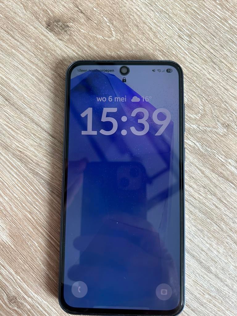 Samsung a55, Gebruikt, Blauw, Touchscreen, Ophalen of Verzenden