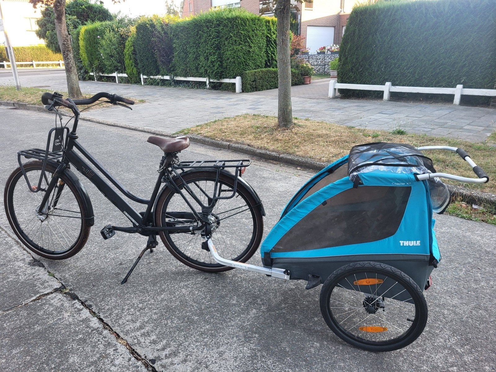 BSP dolce vita + thule coaster XT, Pliable, 20 à 40 kg, Enlèvement, Utilisé