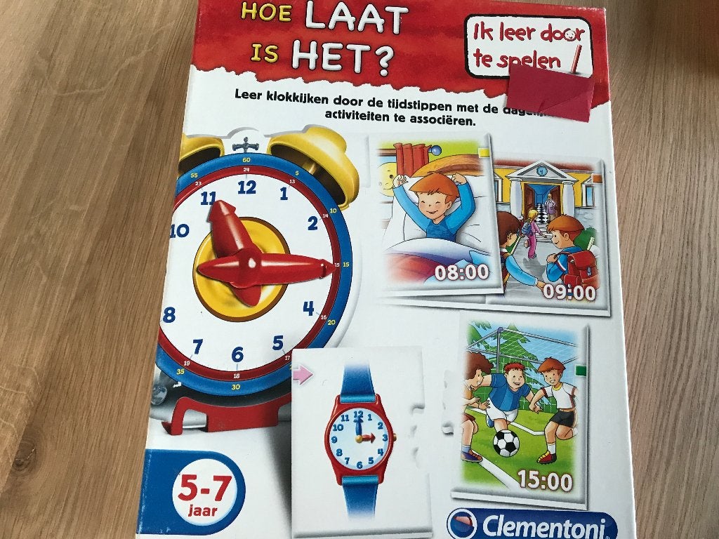Spel over de tijd, Kinderen en Baby's, Ophalen, Gebruikt