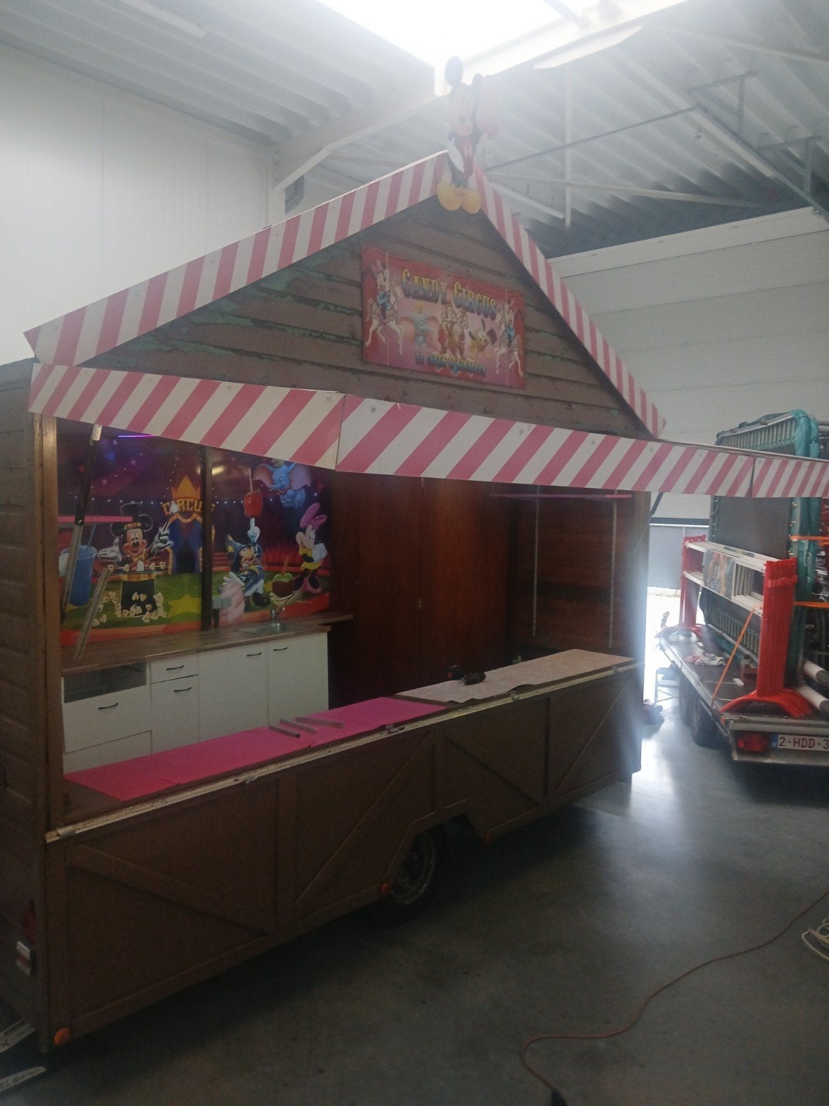 kermis houte footwagen/foodtruck, Hobby en Vrije tijd, Ophalen