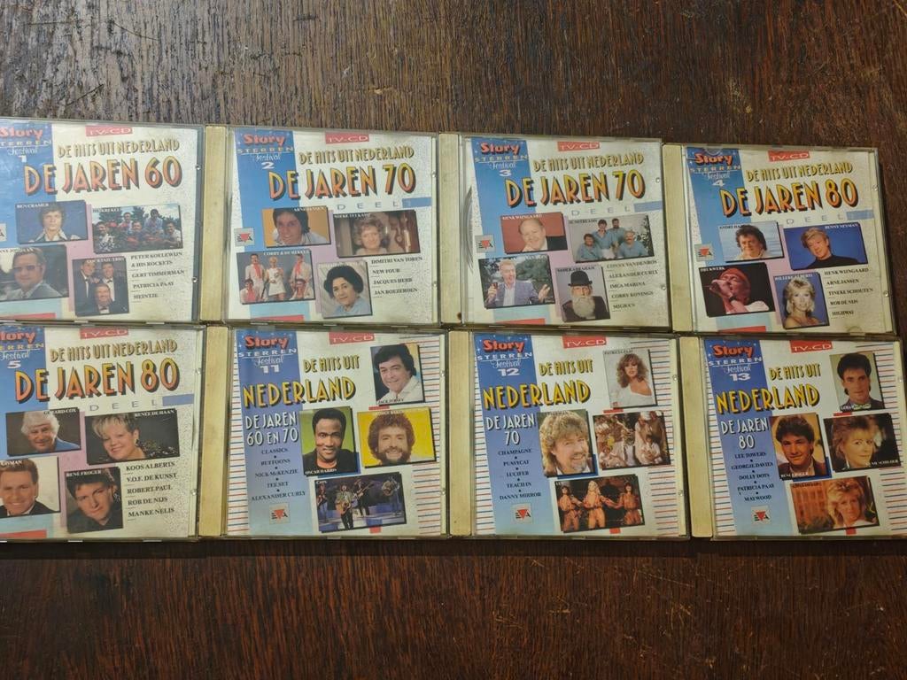 Lot van 8 Cd's de hits uit Nederland de jaren..., Ophalen of Verzenden, Zo goed als nieuw, Overige genres, Boxset