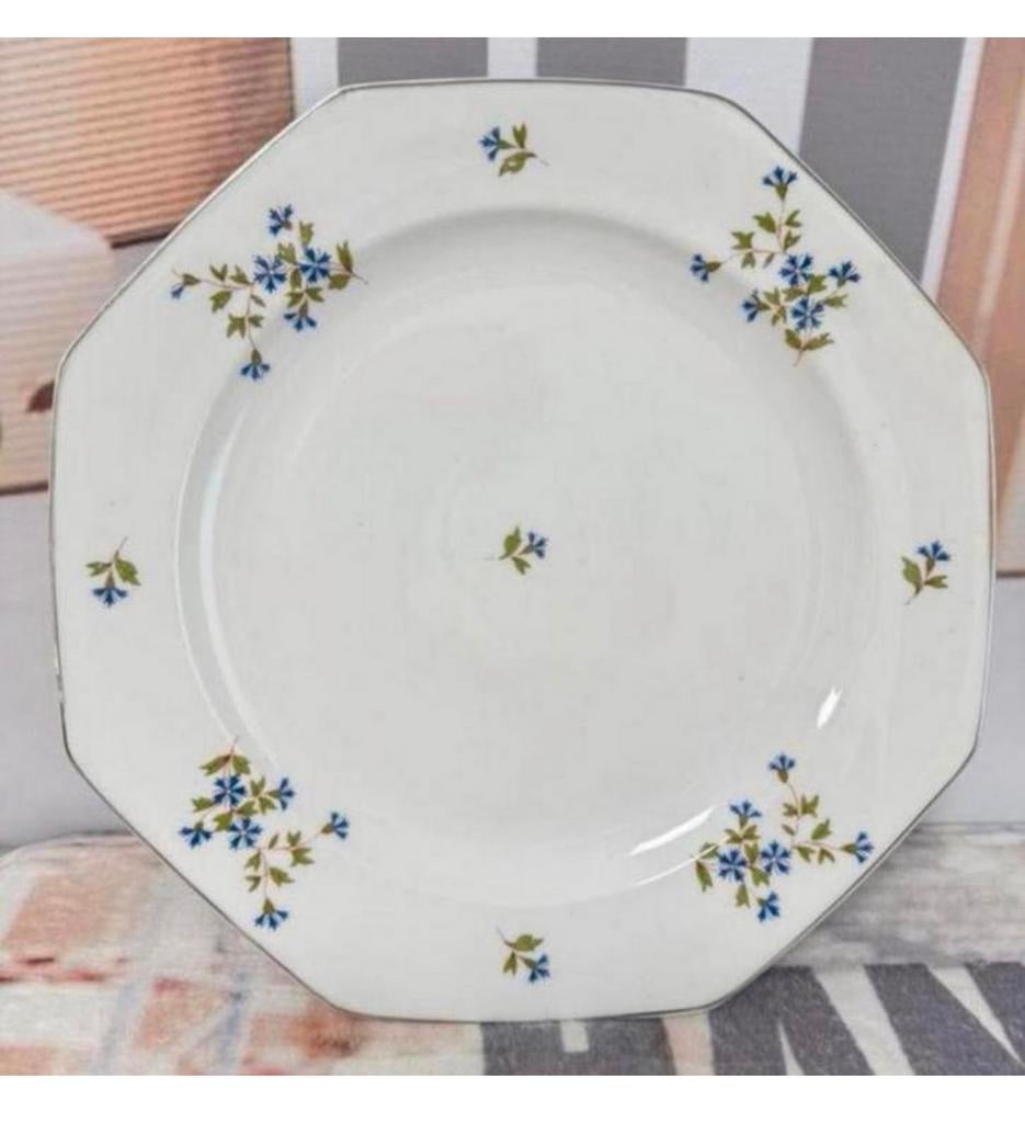 Assiette française ancienne de 1910 32cm Limoges de Barbeaux, Enlèvement ou Envoi