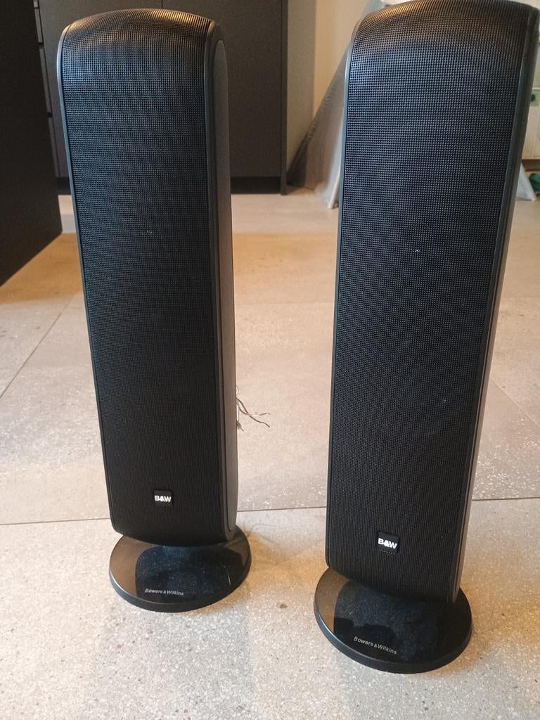 2 luidsprekers van Bowers en Wilkin en versterker van Sony, Enlèvement, Utilisé, Bowers & Wilkins (B&W)