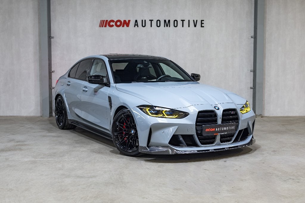 BMW M3 G80 M3 COMP CARBON BUCKET | XDRIVE | LASER | HUD | HK, Automaat, Dealer onderhouden, 375 kW, 2993 cc