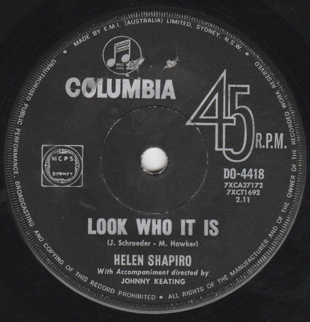 Helen Shapiro/Kijk eens wie het is * Popcorn, Groove*, Gebruikt, Pop, 7 inch, Overige typen