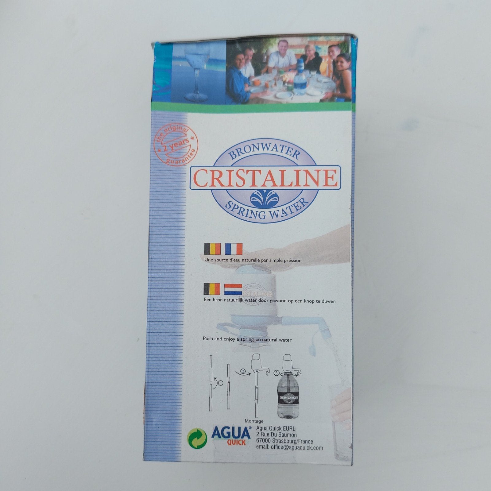 Cristaline waterpomp, Ophalen, Nieuw
