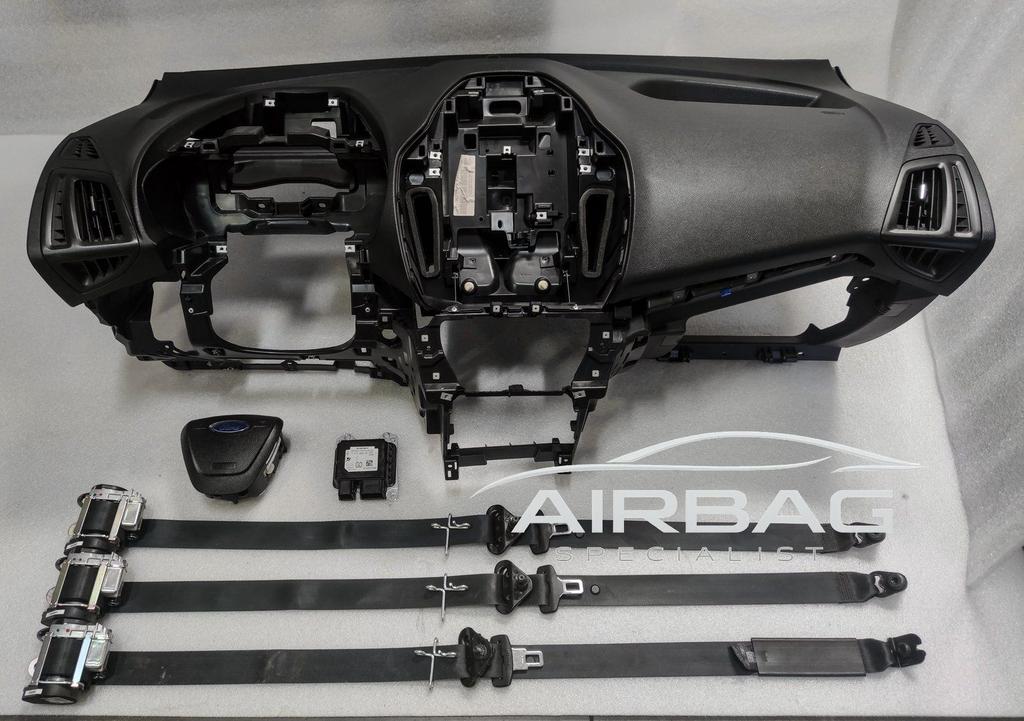 Ford Transit Connect 2014-2023 dashboard + airbag set stuur, Gebruikt, -, -, Ophalen of Verzenden