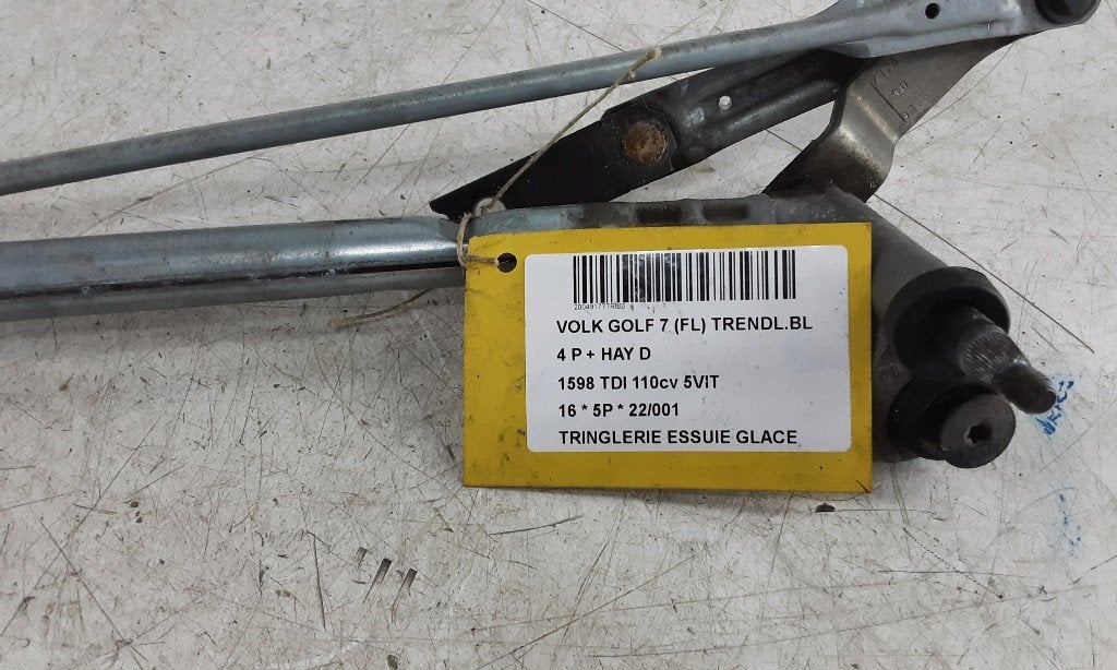 MECANISME ESSUIE-GLACE Golf VII (AUA) (5G1955023C), Utilisé, Volkswagen