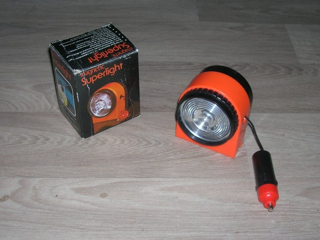 Vintage autolamp, Ophalen, Zo goed als nieuw