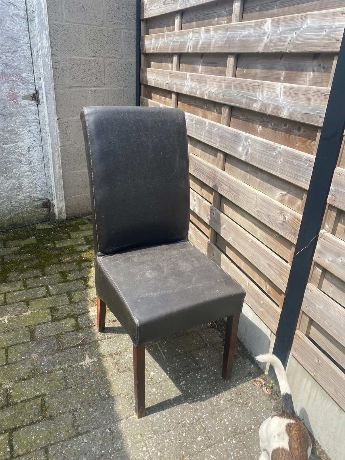 4 eetstoelen, Maison & Meubles, Chaises, Enlèvement, Utilisé, Quatre, Tissus