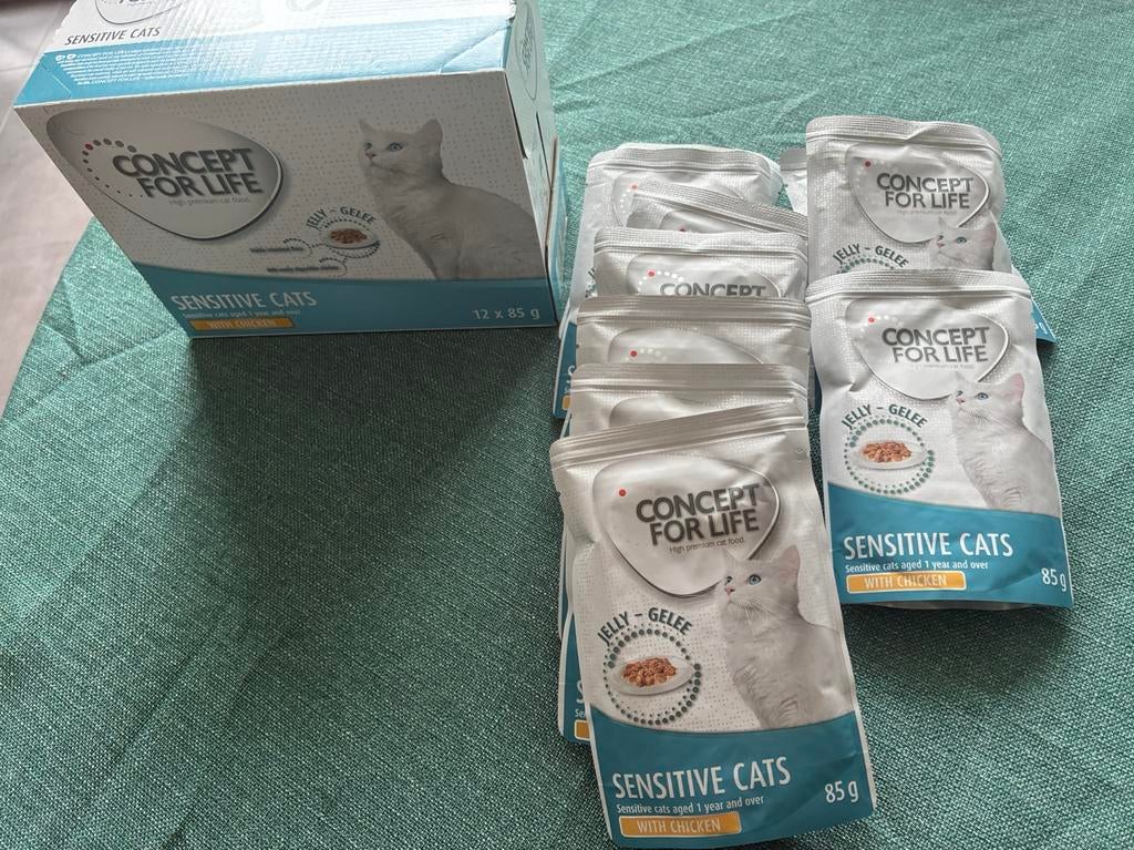 Kattenvoer Concept for life natvoer, Animaux & Accessoires, Nourriture & Abreuvoirs pour chats, Enlèvement