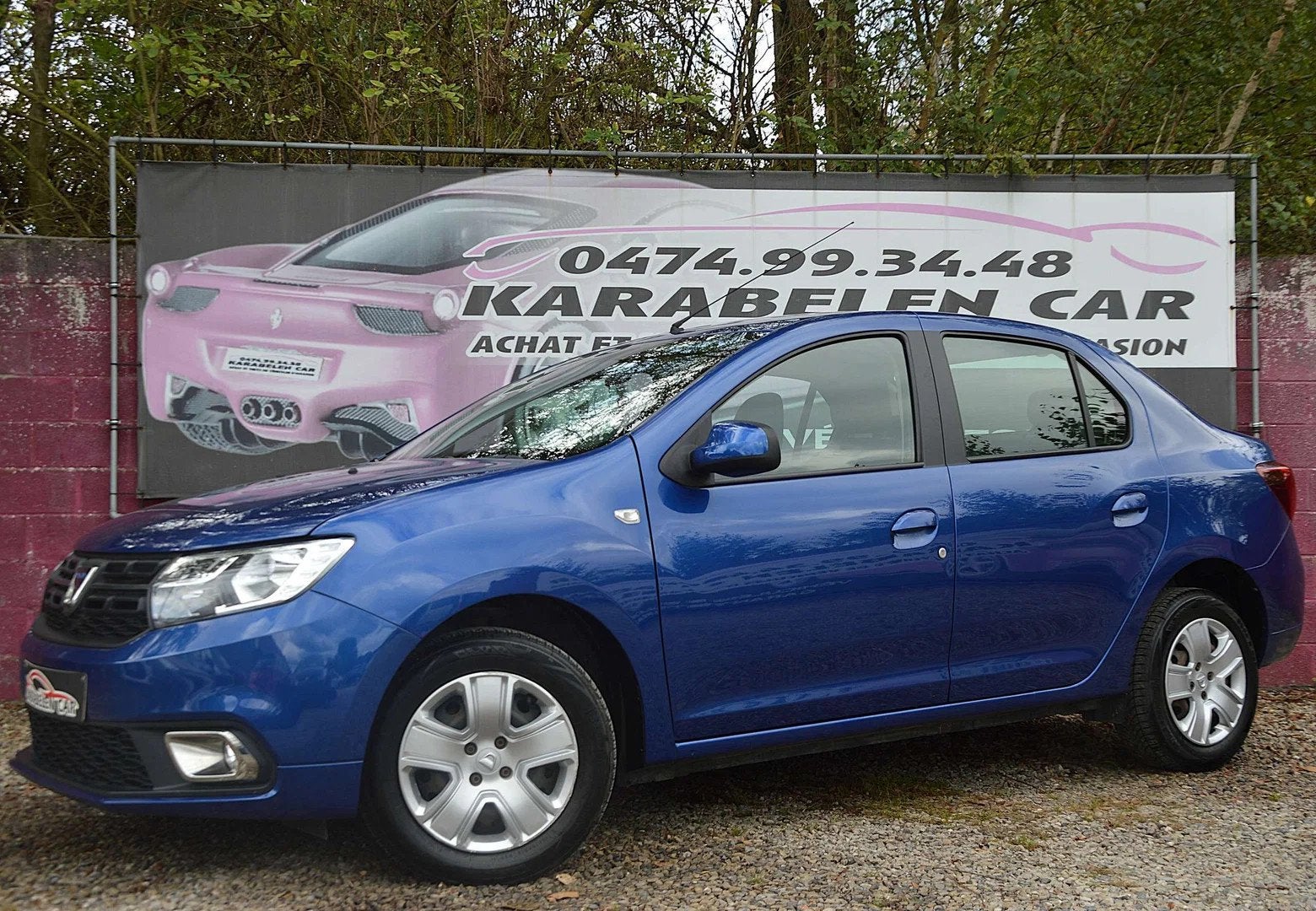 Dacia Logan 0.9TCe Lauréate BOITE AUTO CLIM CRUIS 55.791KM, Automaat, Stof, Gebruikt, Blauw