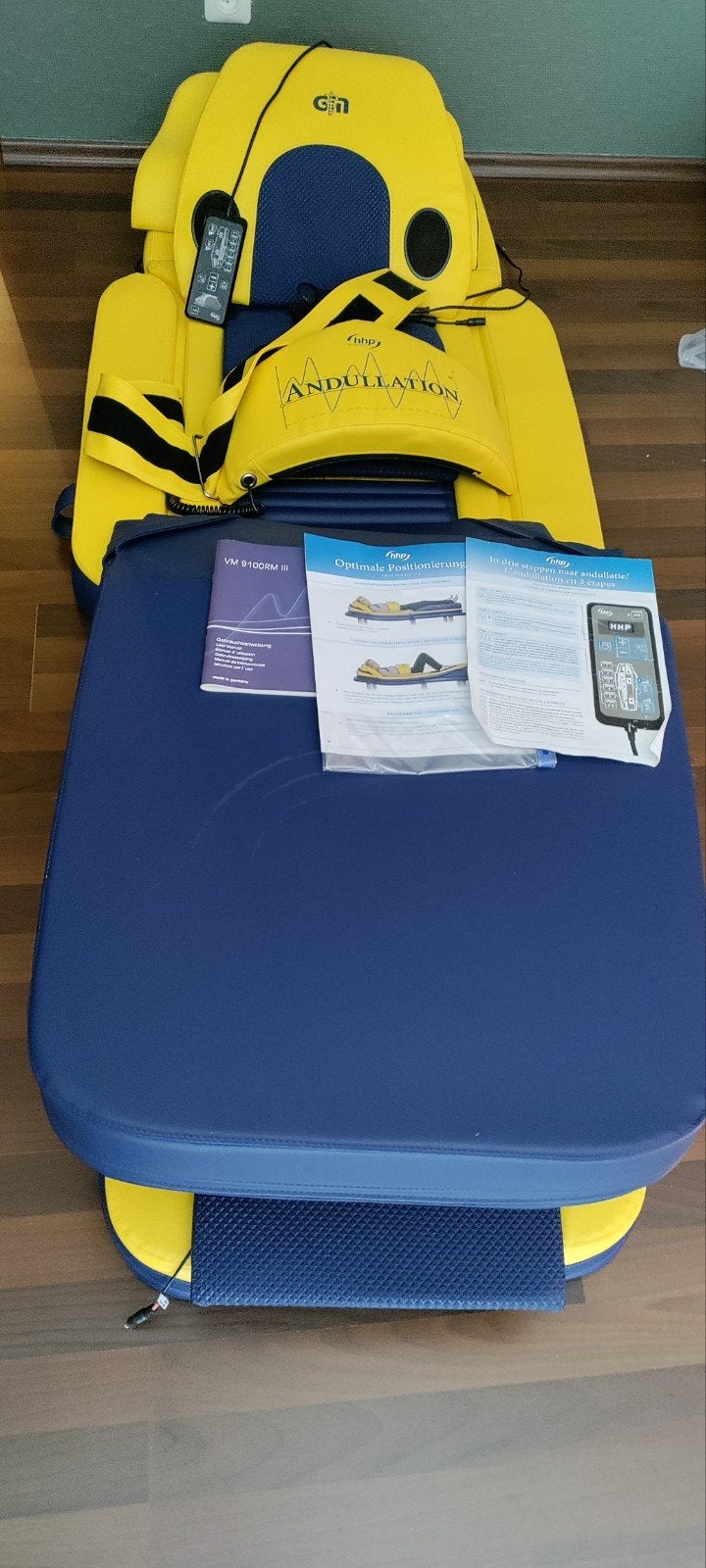 Massage ligstoel/matras, Ophalen