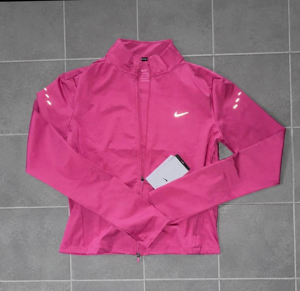 Veste running Nike rose femme neuve avec étiquette, Maat 38/40 (M), Verzenden, Nieuw, Fitness of Aerobics