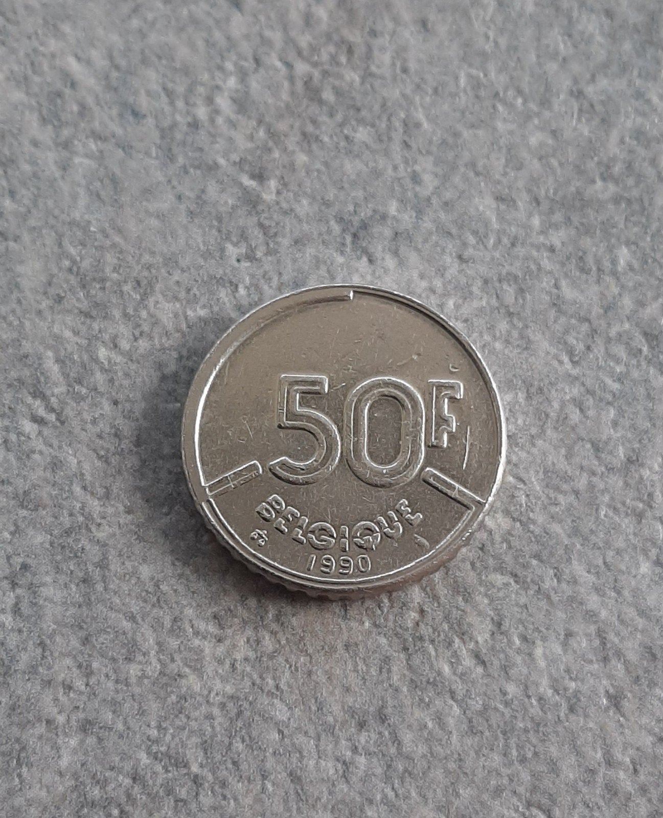 Belgisch muntstuk 50f, Ophalen