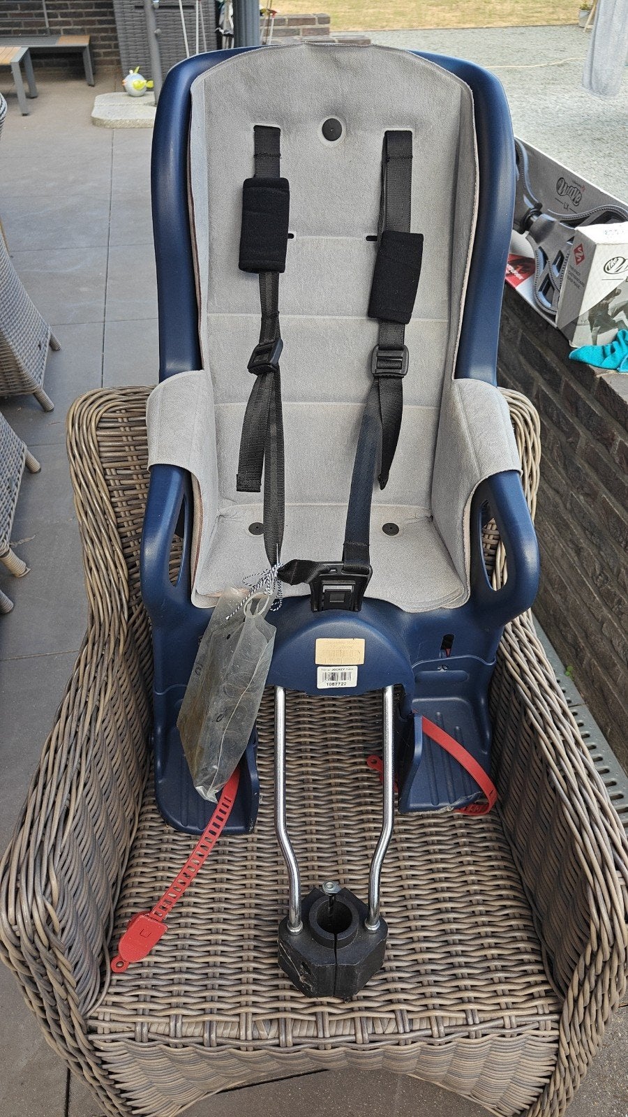 Chaise bébé Jockey bleue, Vélos & Vélomoteurs, Britax Römer Jockey Relax, Repose-pieds, 15 à 25 kg, Enlèvement