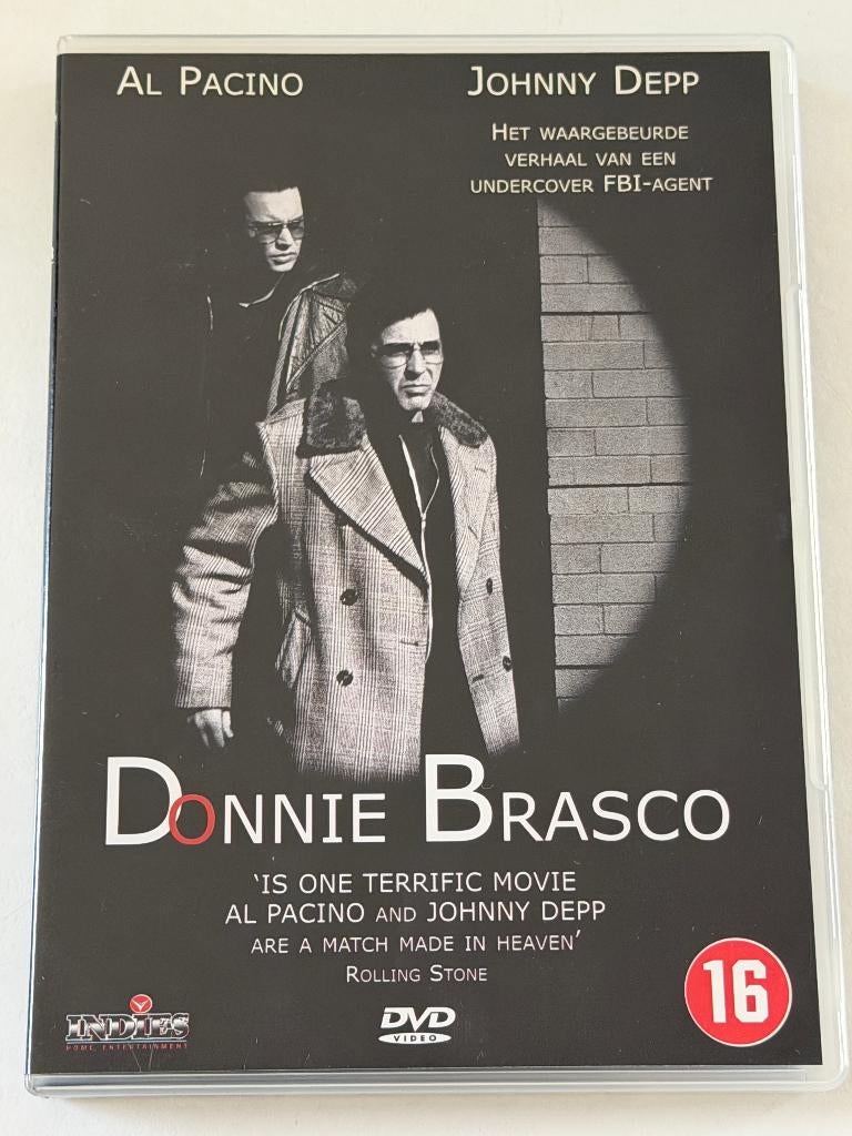 Donnie Brasco (DVD), Cd's en Dvd's, Vanaf 16 jaar, Ophalen of Verzenden, Gebruikt, Maffia en Misdaad