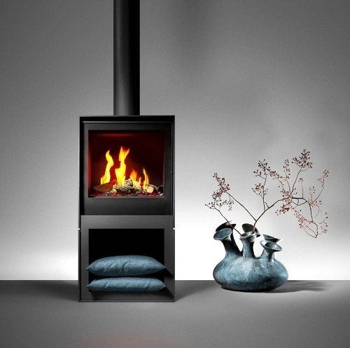 Offre spéciale foyer Barbas Box 55 au gaz naturel, Enlèvement ou Envoi, Neuf, Cheminée sur pied, Cheminée au gaz